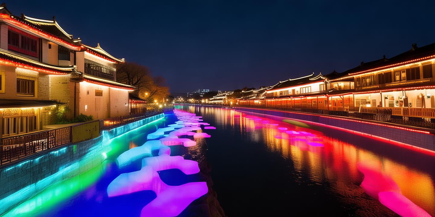 周口古城焕新颜,沙颍河夜游项目点亮古城夜景